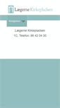 Mobile Screenshot of laegernekirkepladsen.dk